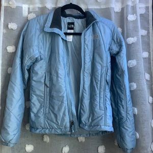 Light Blue North Face Jacket